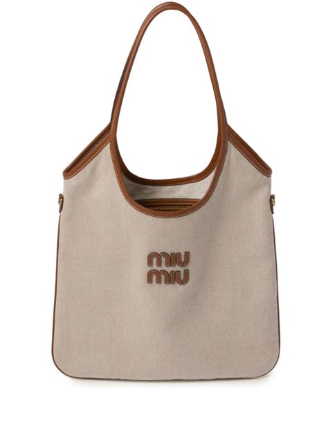 miu miu canvas bag